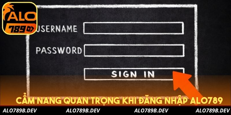 Cẩm nang quan trọng khi đăng nhập Alo789 