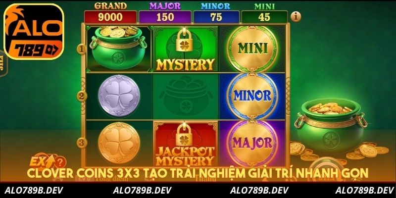 Clover Coins 3x3 tạo trải nghiệm giải trí nhanh gọn
