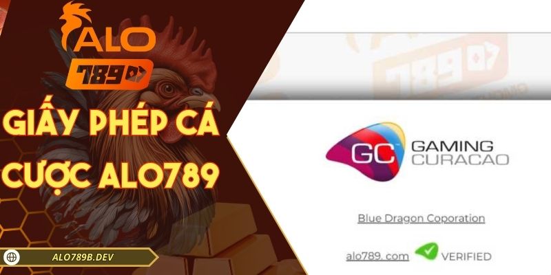 Giấy phép cá cược Alo789