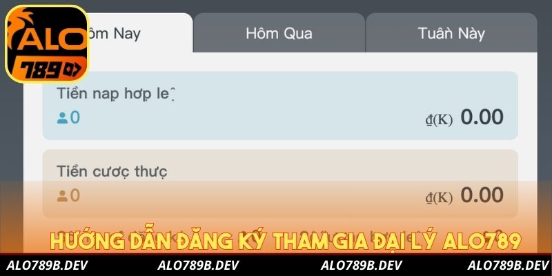 Hướng dẫn đăng ký tham gia đại lý Alo789
