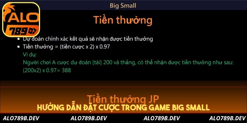 Hướng dẫn đặt cược trong game Big Small
